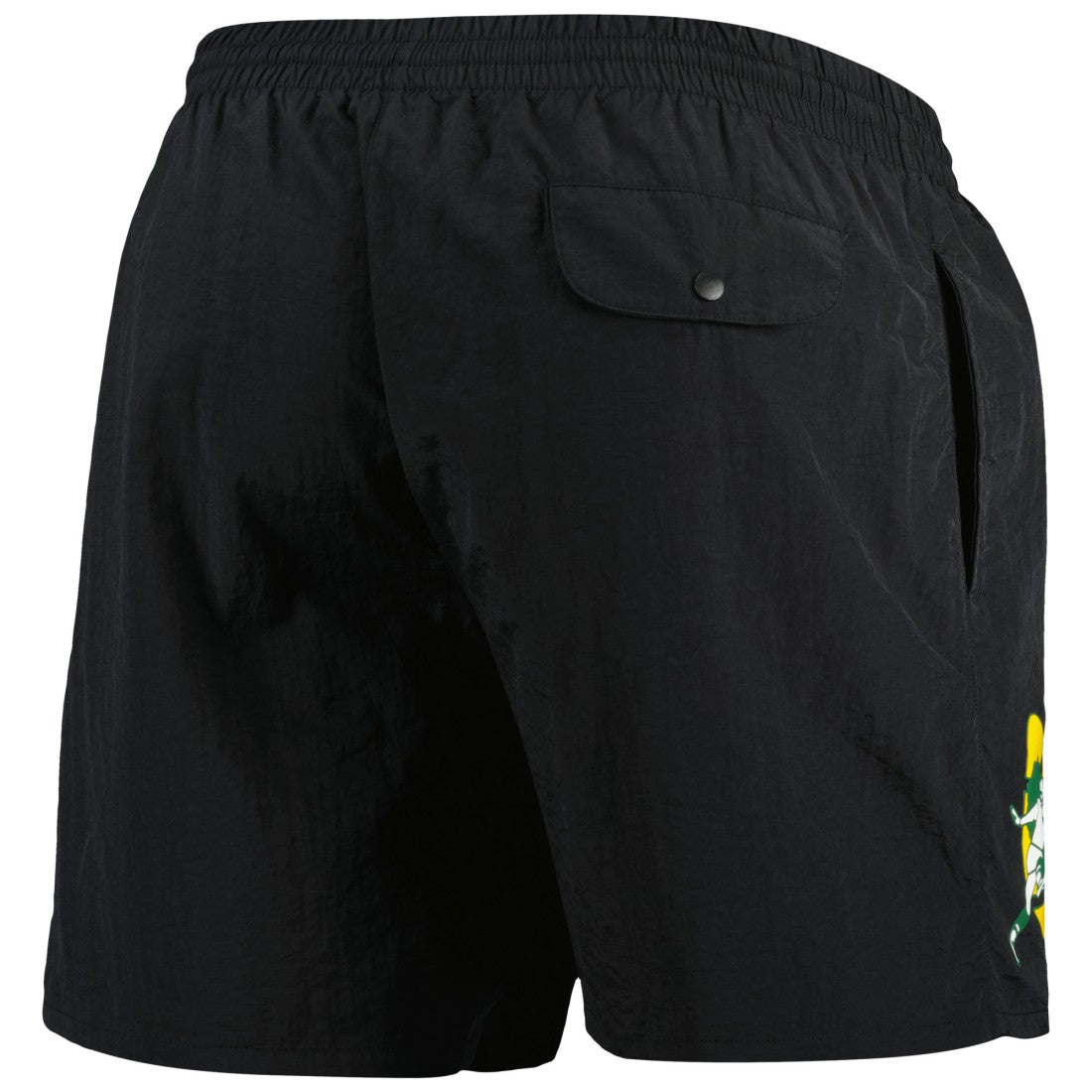Green Bay Packers Team Essentials Nylon Shorts - Black Shorts