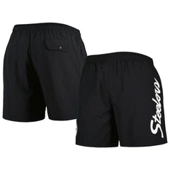 Pittsburgh Steelers Team Essentials Nylon Shorts - Black Shorts