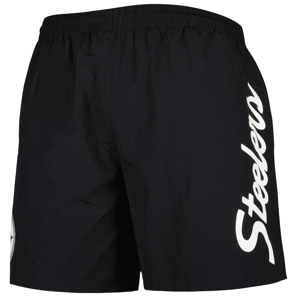 Pittsburgh Steelers Team Essentials Nylon Shorts - Black Shorts