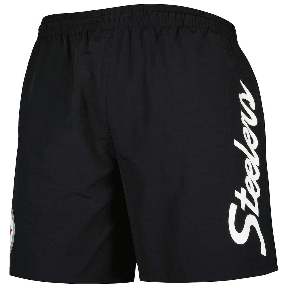 Pittsburgh Steelers Team Essentials Nylon Shorts - Black Shorts