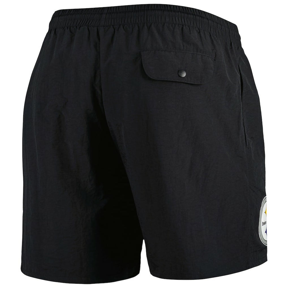 Pittsburgh Steelers Team Essentials Nylon Shorts - Black Shorts