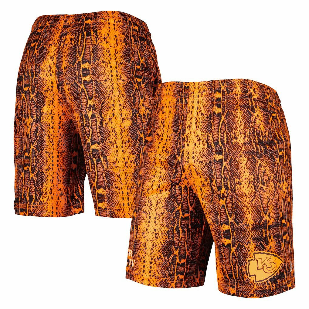 Kansas City Chiefs New Era Summer Pop Shorts - Orange Shorts