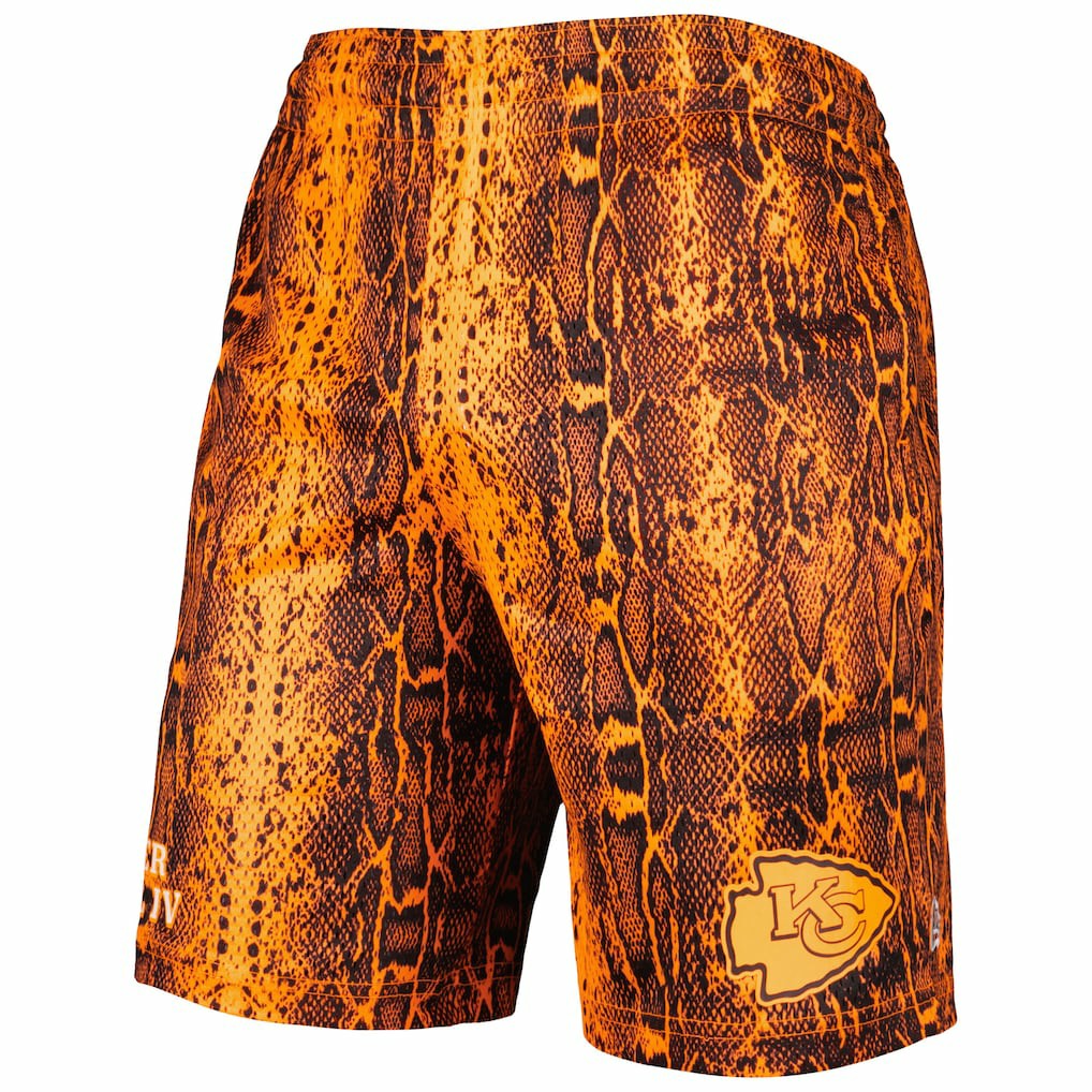 Kansas City Chiefs New Era Summer Pop Shorts - Orange Shorts