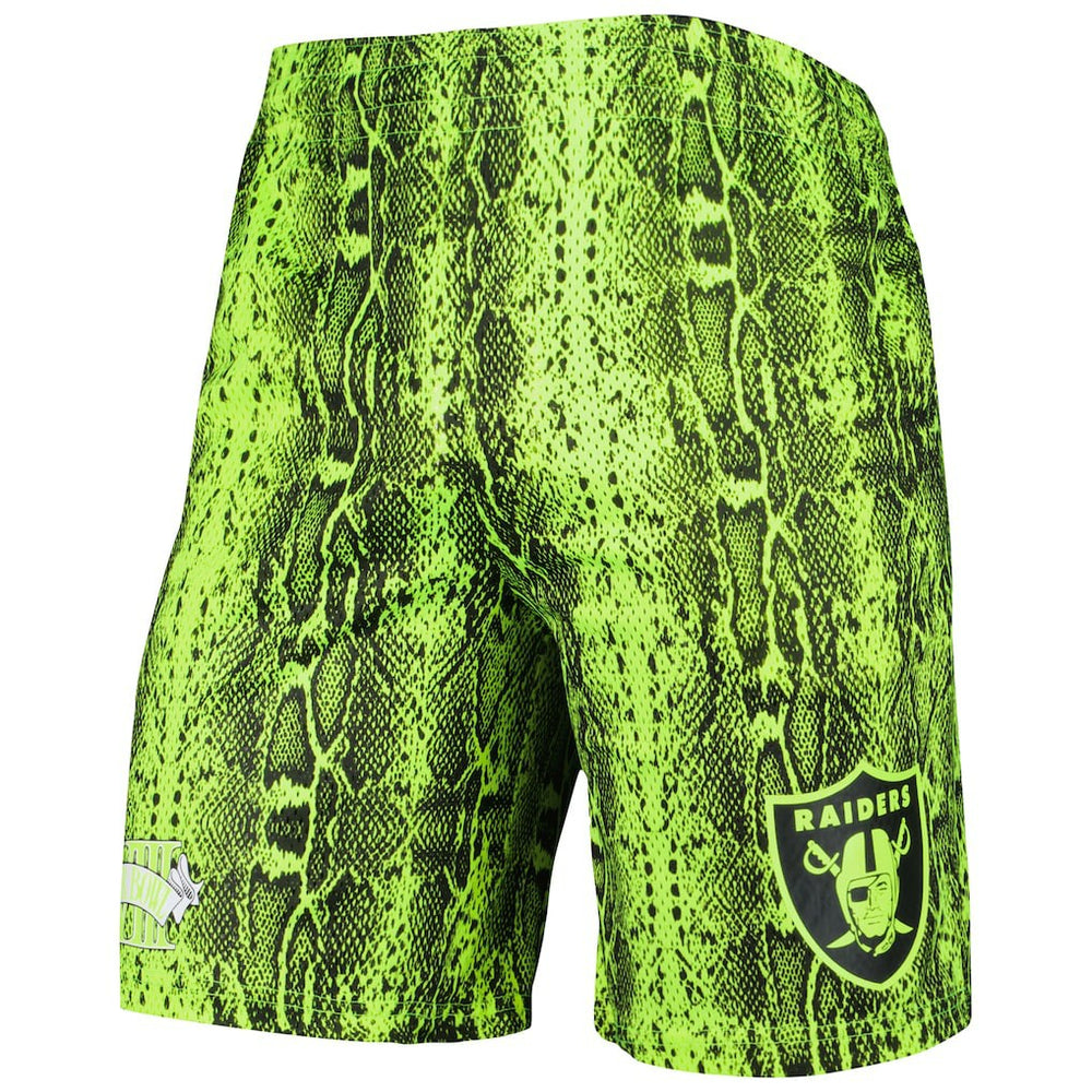 Las Vegas Raiders New Era Summer Pop Shorts - Neon Green Shorts