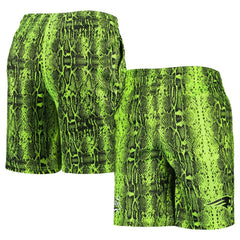 New England Patriots New Era Summer Pop Shorts - Neon Green Shorts