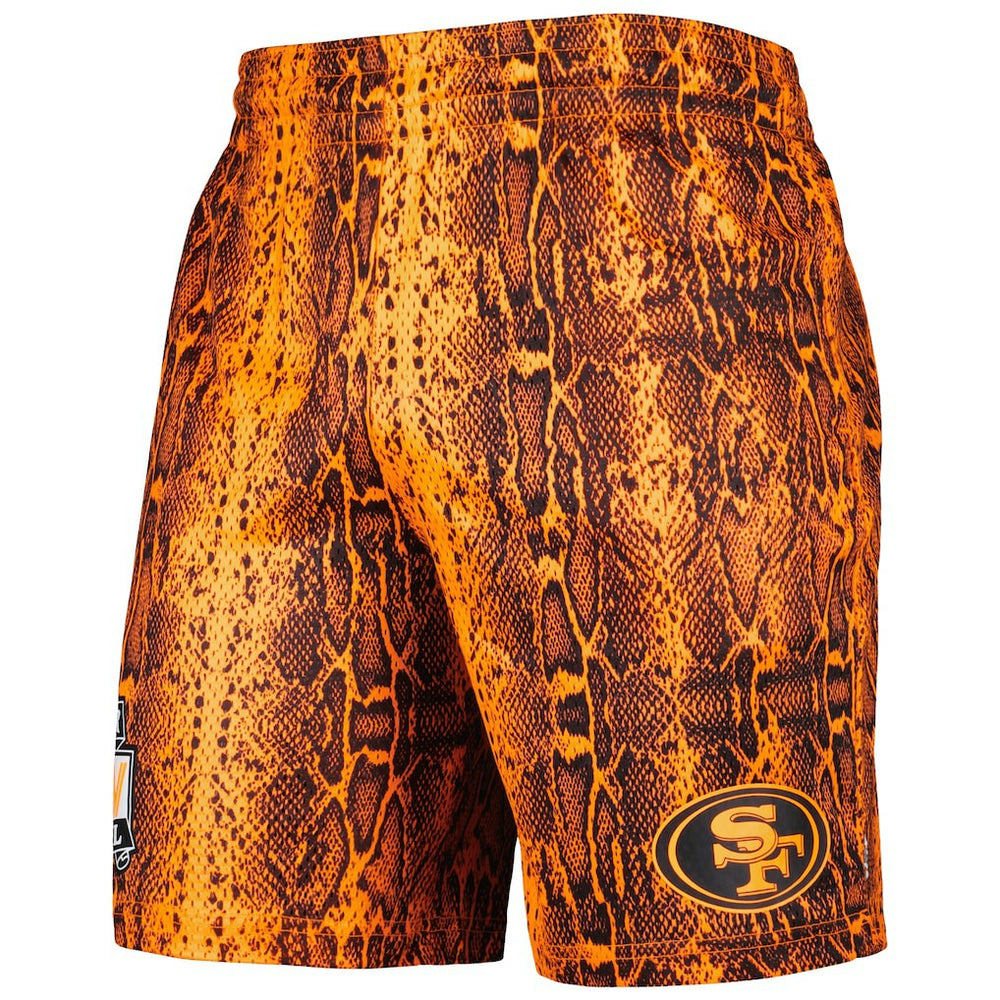 San Francisco 49ers New Era Summer Pop Shorts - Orange Shorts