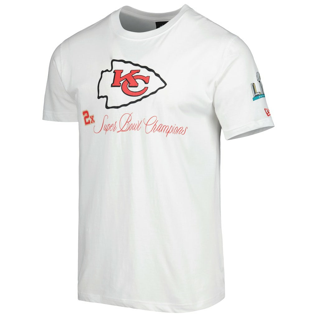 Kansas City Chiefs New Era Historic Champs T-Shirt - White T-shirts