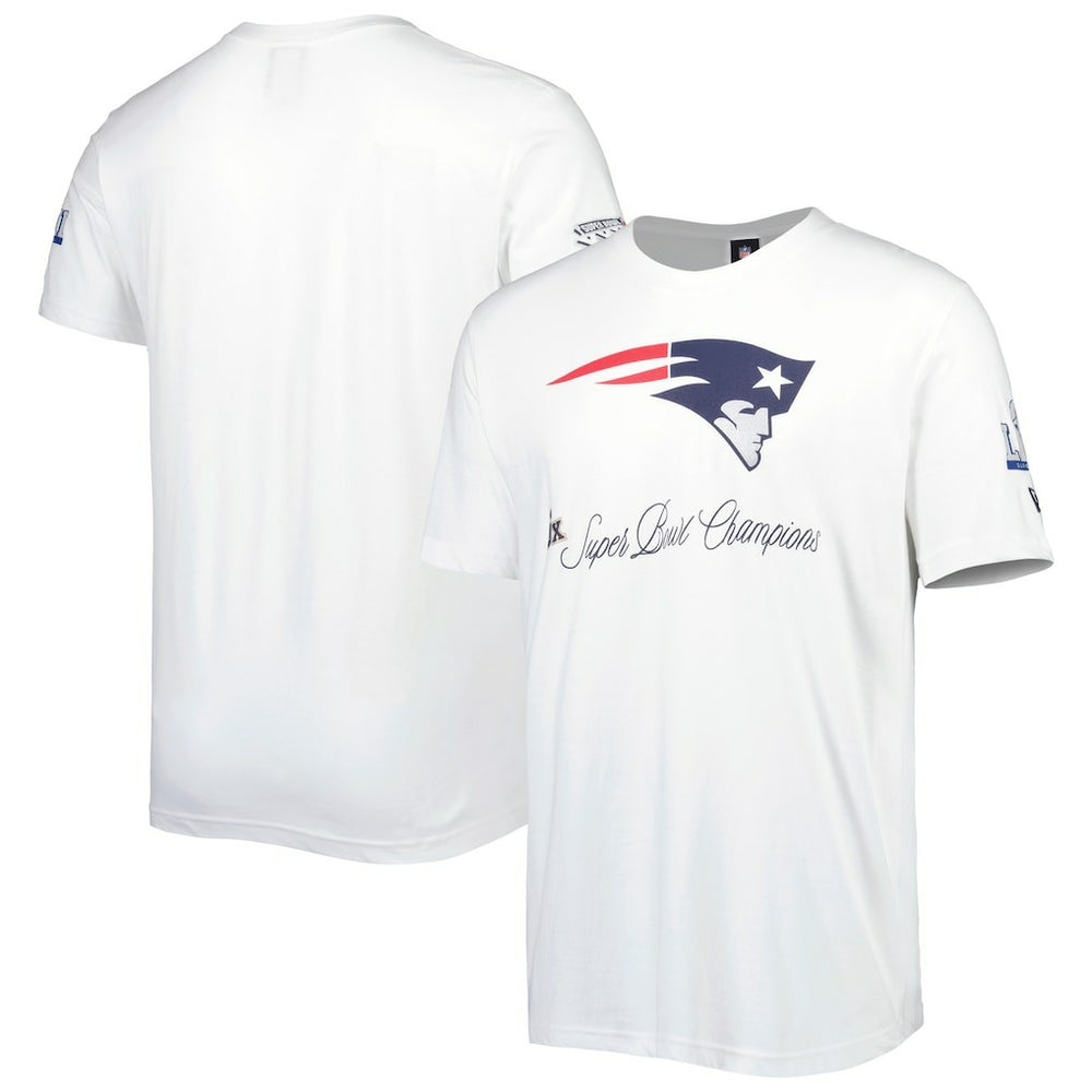 New England Patriots New Era Historic Champs T-Shirt - White T-shirts
