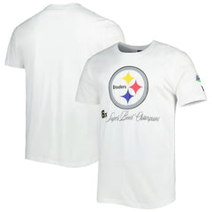Pittsburgh Steelers New Era Historic Champs T-Shirt - White T-shirts
