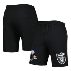 Las Vegas Raiders New Era Historic Champs Shorts - Black Shorts