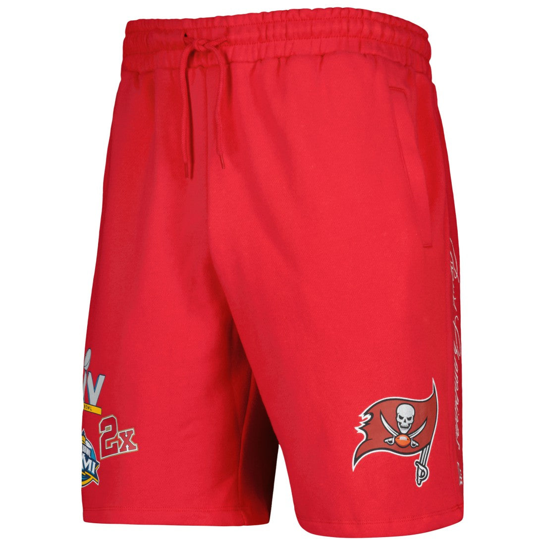 Tampa Bay Buccaneers New Era Historic Champs Shorts - Red Shorts