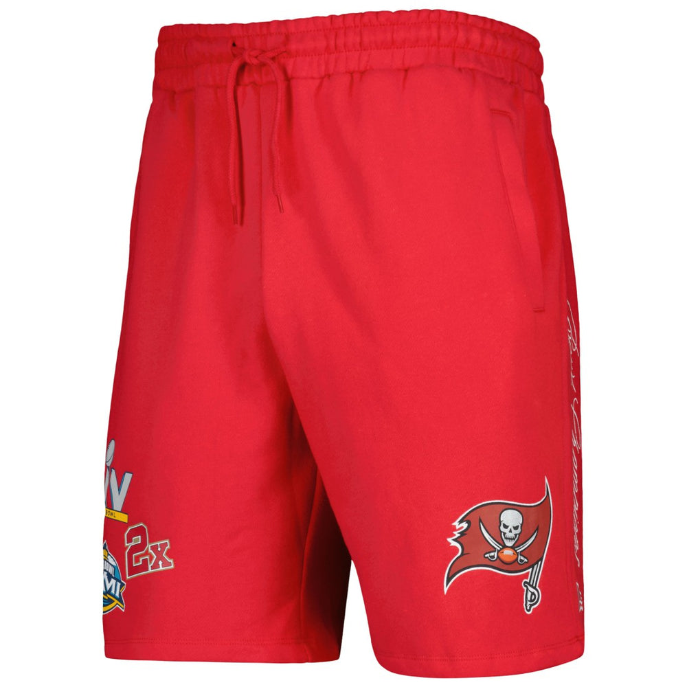 Tampa Bay Buccaneers New Era Historic Champs Shorts - Red Shorts
