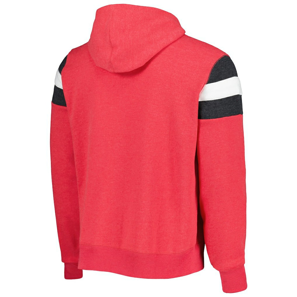 San Francisco 49ers '47 Legacy Premier Nico Pullover Hoodie - Scarlet Hoodies