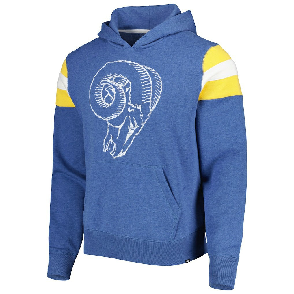 Los Angeles Rams '47 Legacy Premier Nico Pullover Hoodie - Royal Hoodies