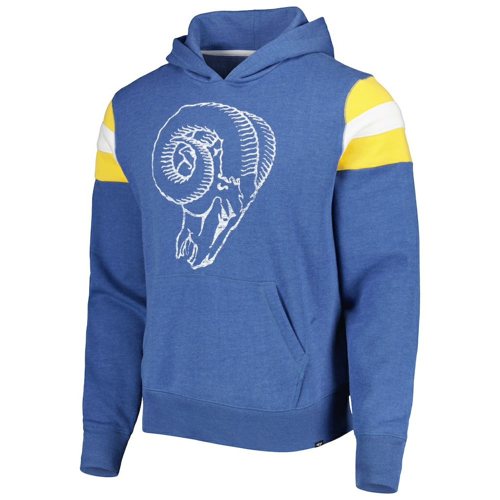 Los Angeles Rams '47 Legacy Premier Nico Pullover Hoodie - Royal Hoodies