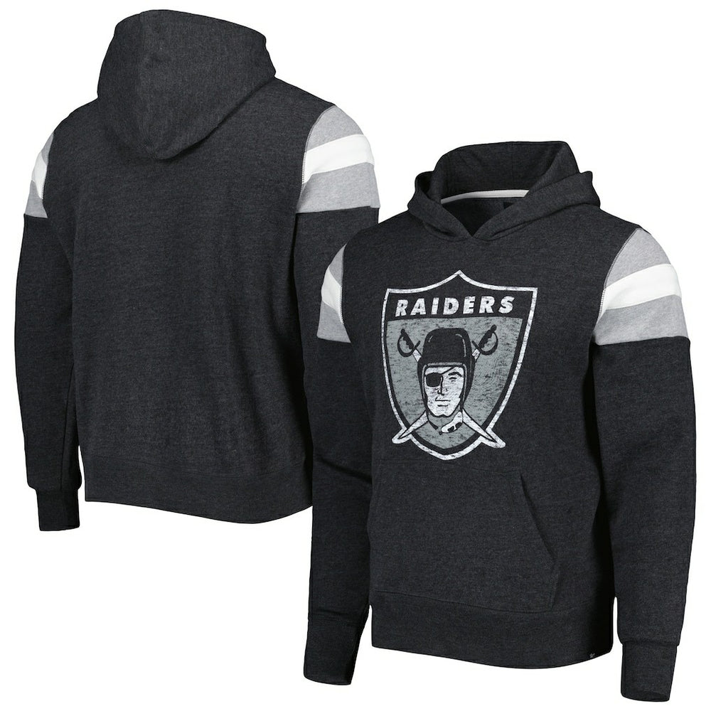 Las Vegas Raiders '47 Legacy Premier Nico Pullover Hoodie - Black Hoodies