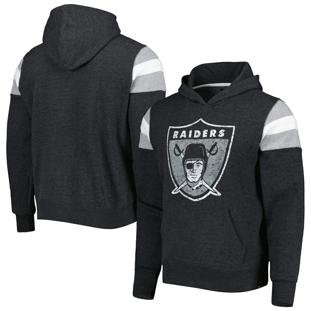 Las Vegas Raiders '47 Legacy Premier Nico Pullover Hoodie - Black Hoodies