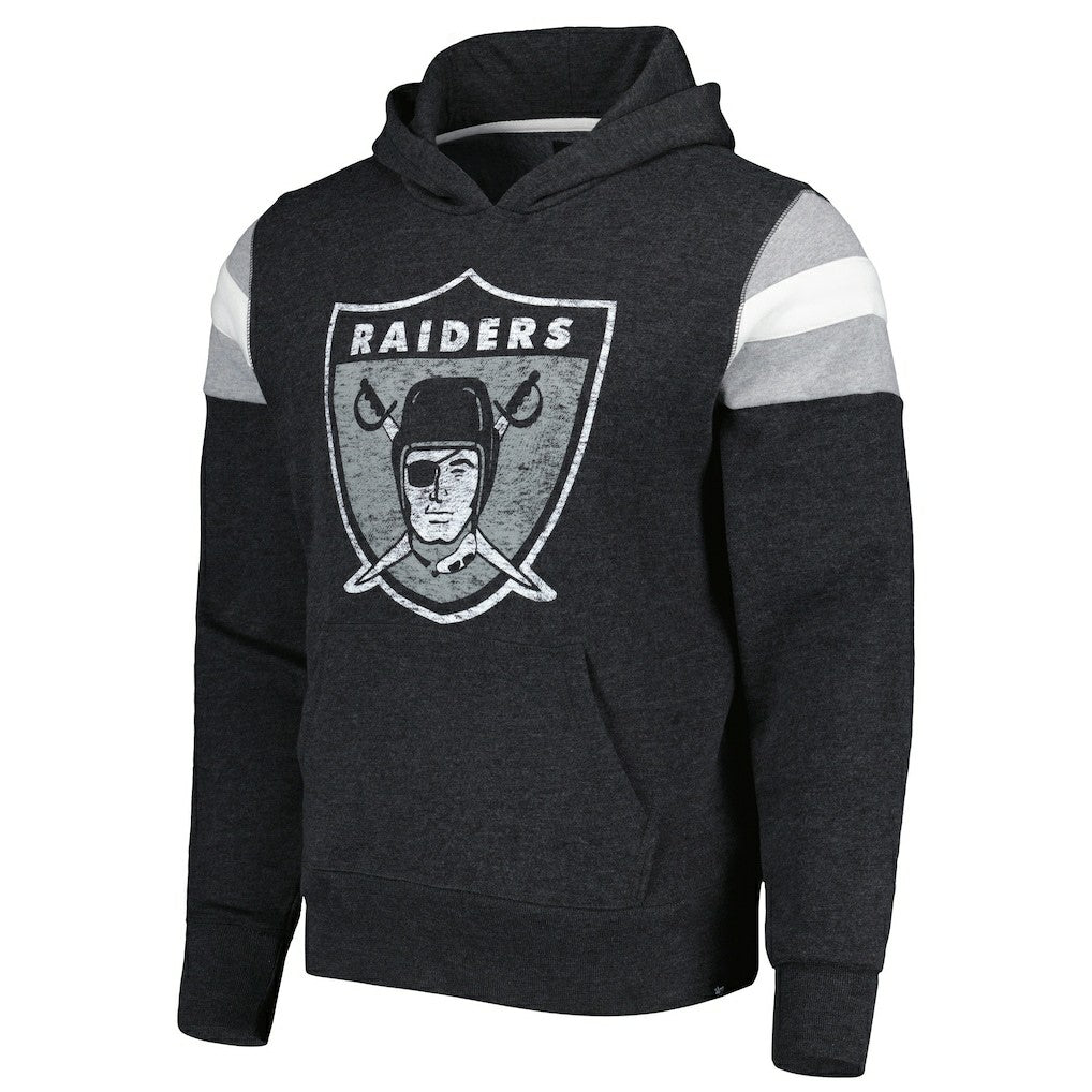 Las Vegas Raiders '47 Legacy Premier Nico Pullover Hoodie - Black Hoodies