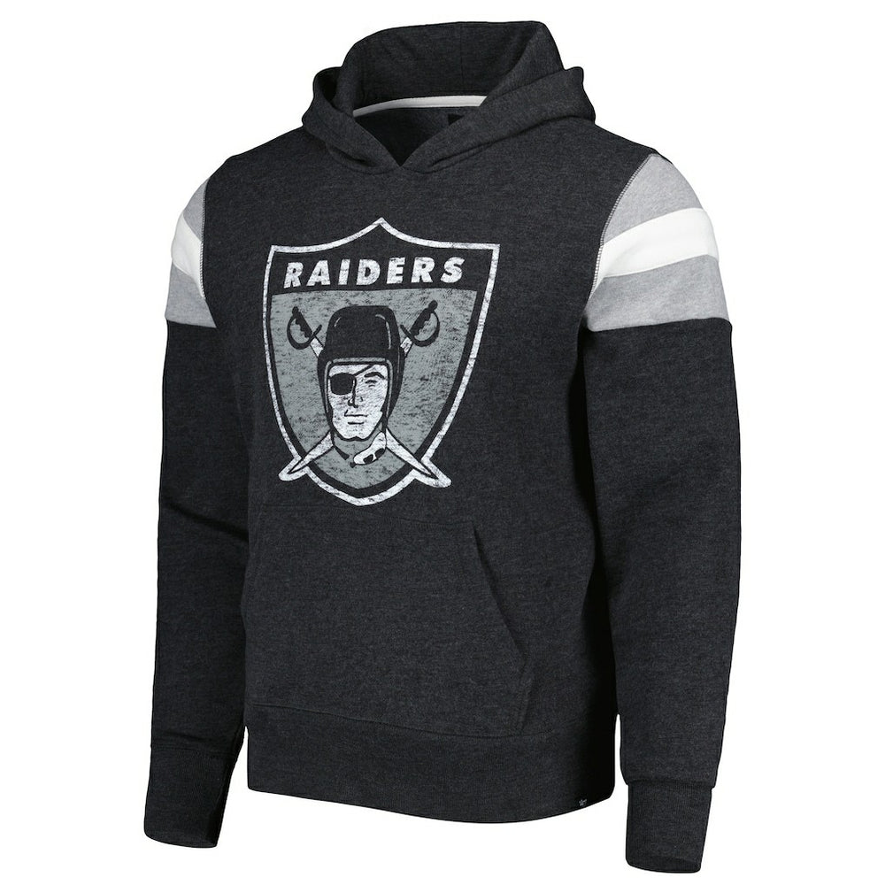 Las Vegas Raiders '47 Legacy Premier Nico Pullover Hoodie - Black Hoodies