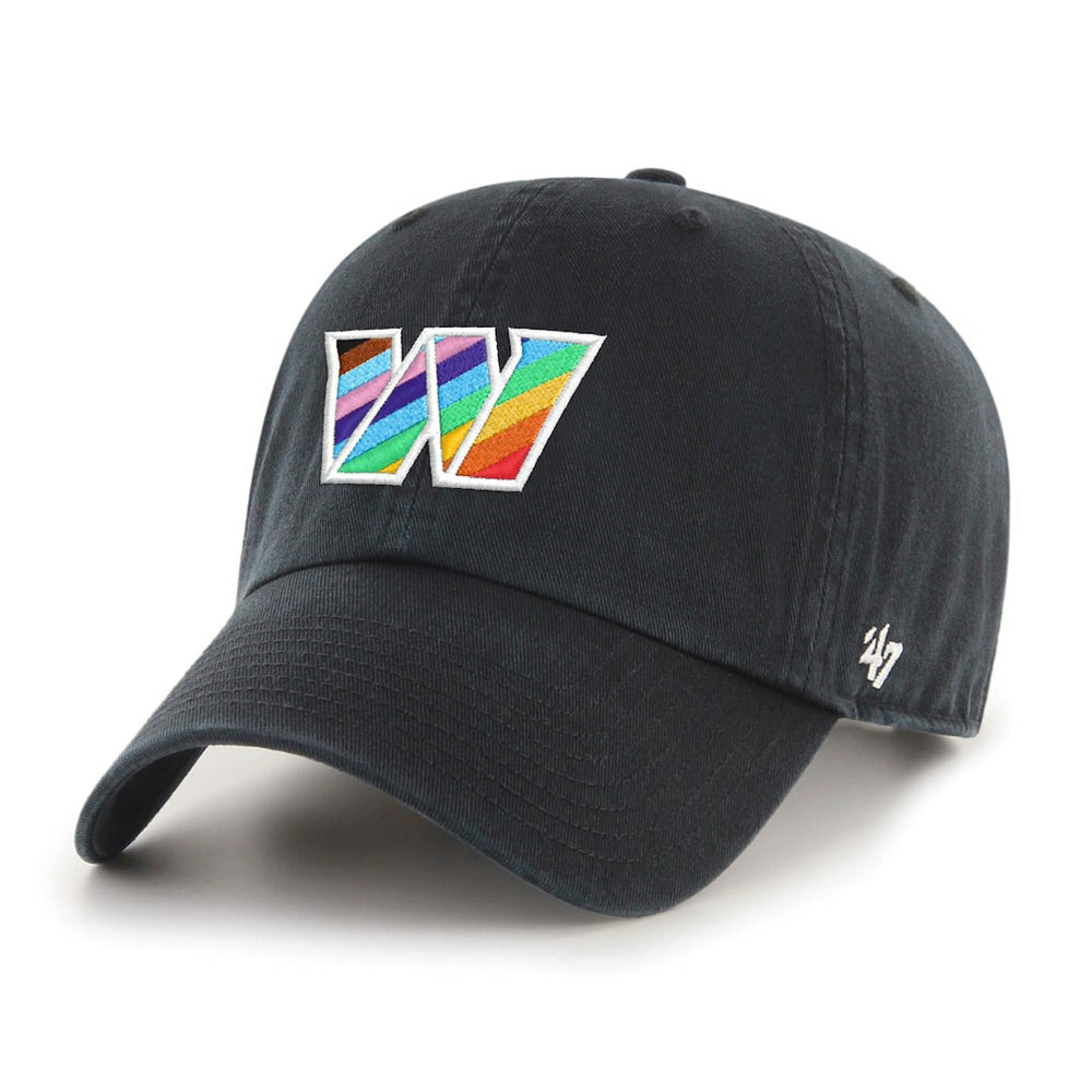 Washington Commanders '47 Logo Pride Clean Up Adjustable Hat - Black Hats