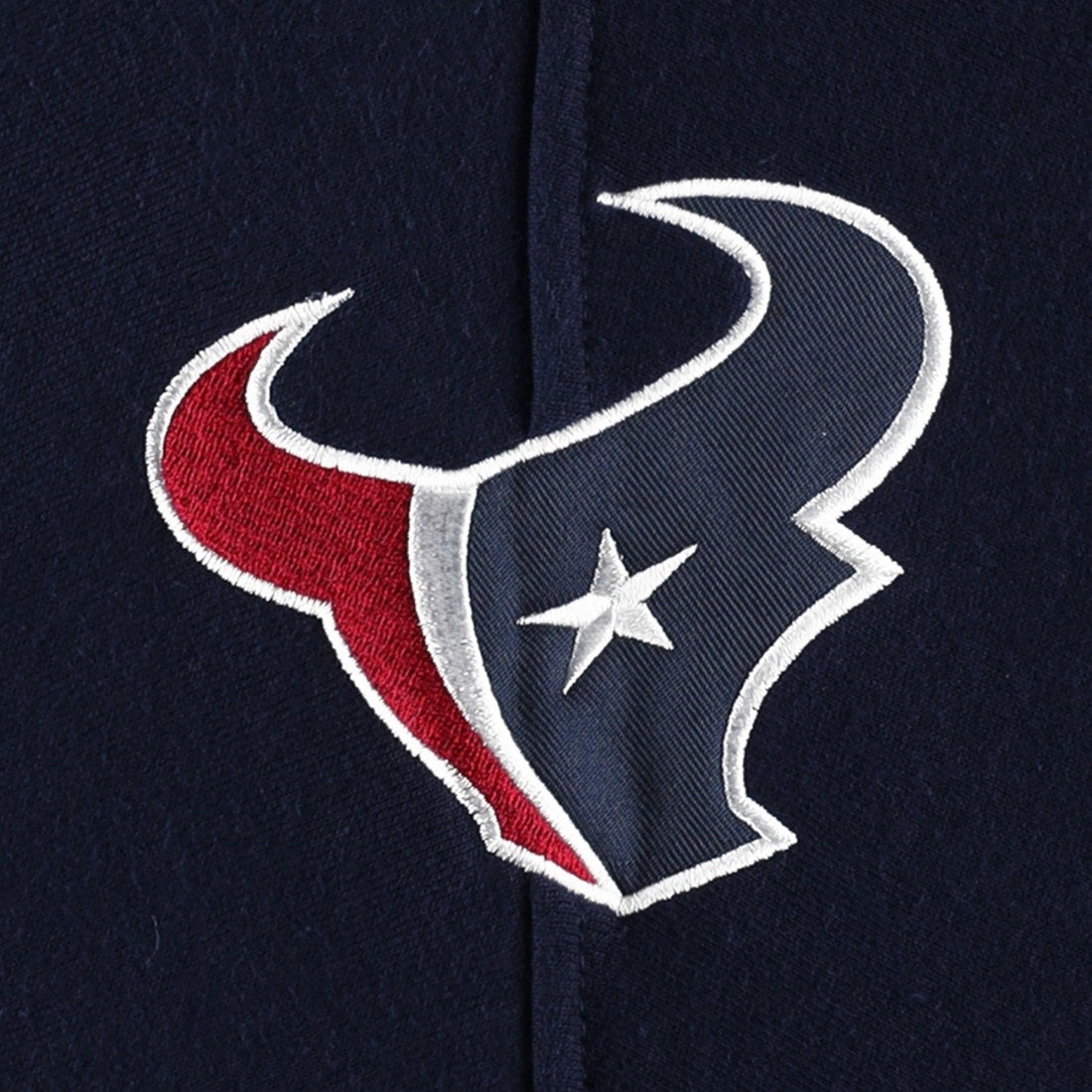 Houston Texans '47 Gridiron Lace-Up Pullover Hoodie - Heather Gray Hoodies