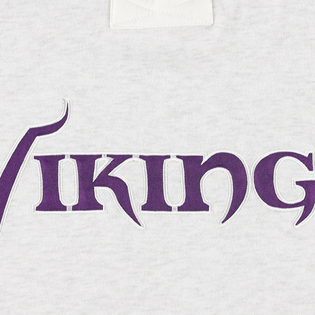 Minnesota Vikings '47 Gridiron Lace-Up Pullover Hoodie - Heather Gray Hoodies