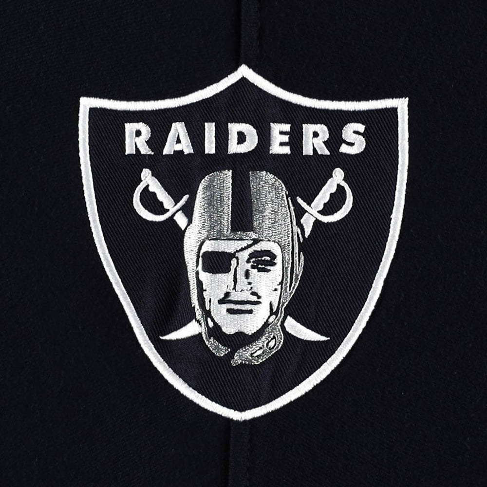 Las Vegas Raiders '47 Gridiron Lace-Up Pullover Hoodie - Heather Gray Hoodies
