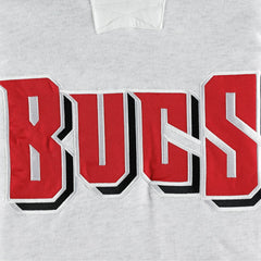 Tampa Bay Buccaneers '47 Gridiron Lace-Up Pullover Hoodie - Heather Gray Hoodies