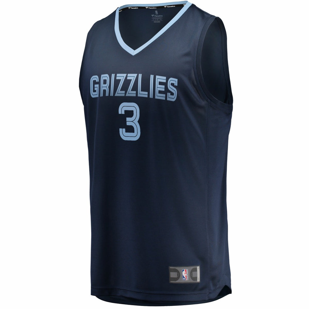 Jake LaRavia Memphis Grizzlies Fast Break Replica Player Jersey Icon Edition Navy - Fanatics