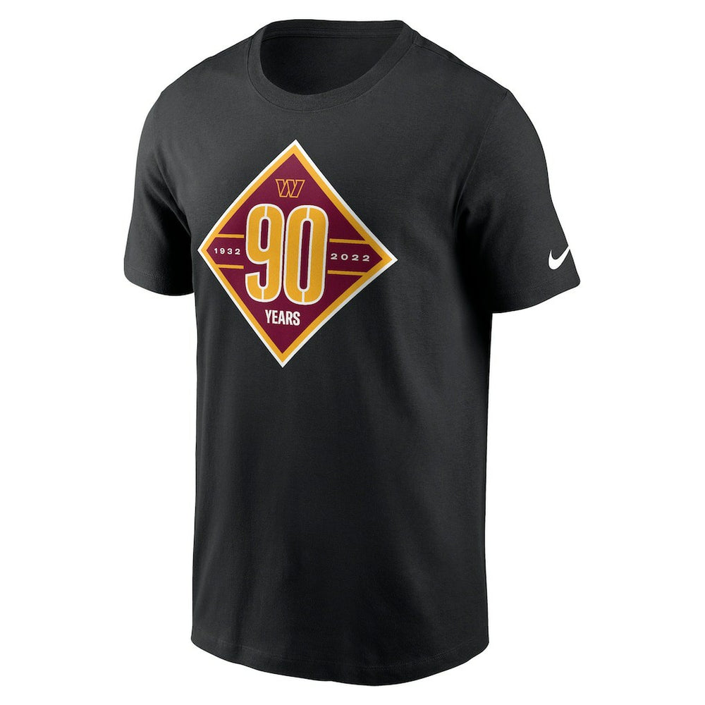 Washington Commanders 90th Anniversary T-Shirt - Black T-shirts