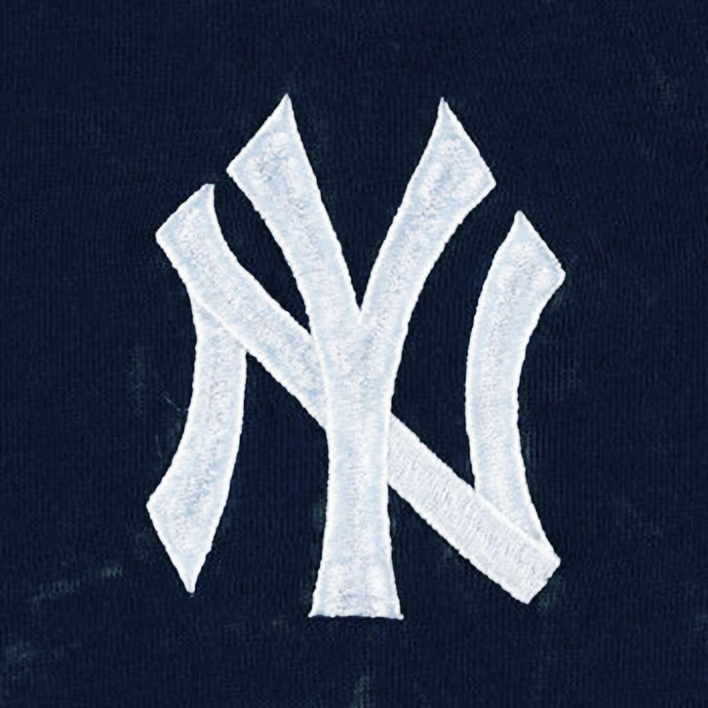 New York Yankees The Wild Collective Women's Marble Pullover Hoodie - Navy Hoodies