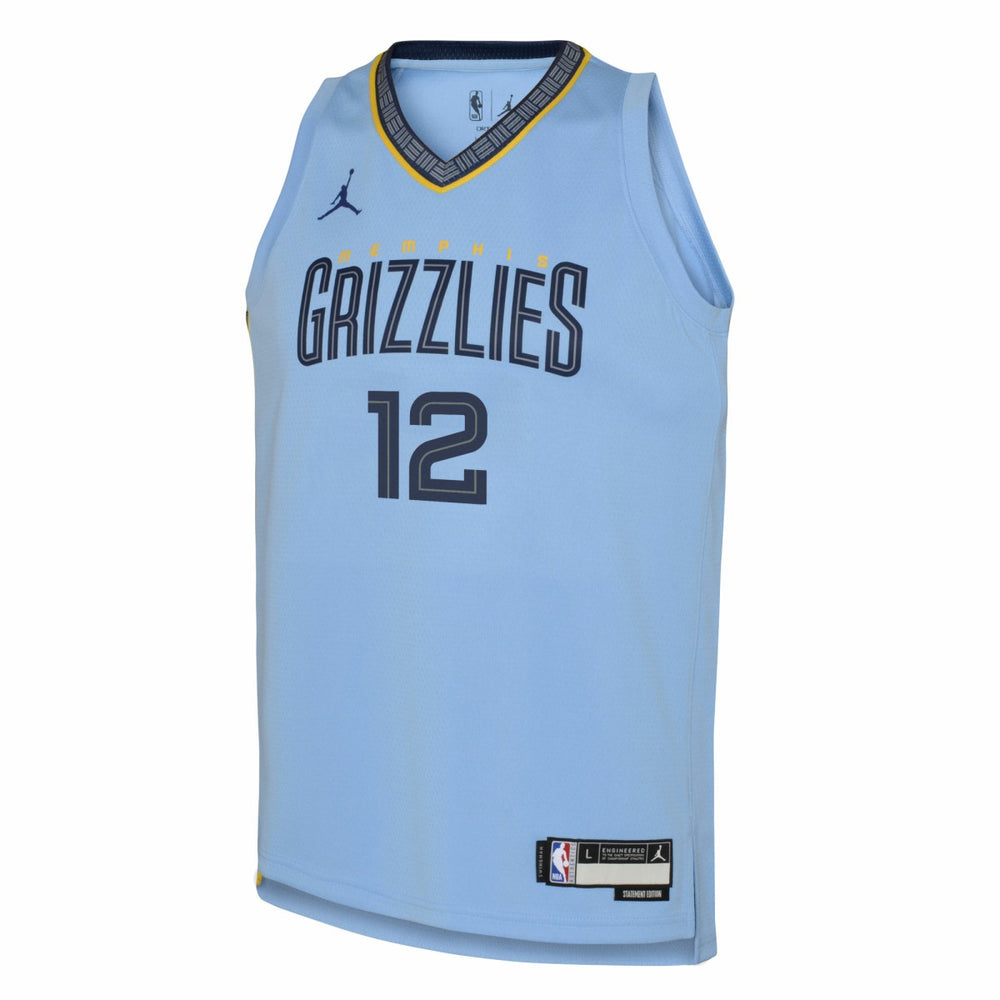 Ja Morant Memphis Grizzlies Jordan Brand Youth Swingman Jersey Statement Edition Light Blue outlet