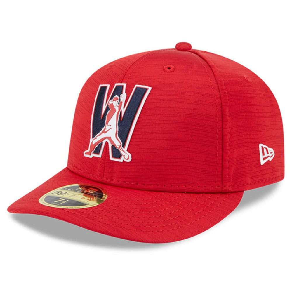 Washington Nationals New Era 2023 Clubhouse Low Profile 59FIFTY Fitted Hat - Red Hats