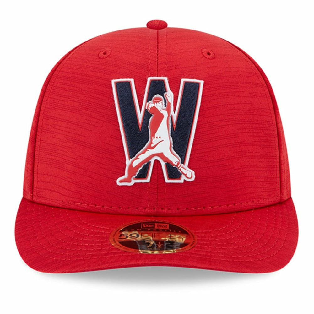 Washington Nationals New Era 2023 Clubhouse Low Profile 59FIFTY Fitted Hat - Red Hats