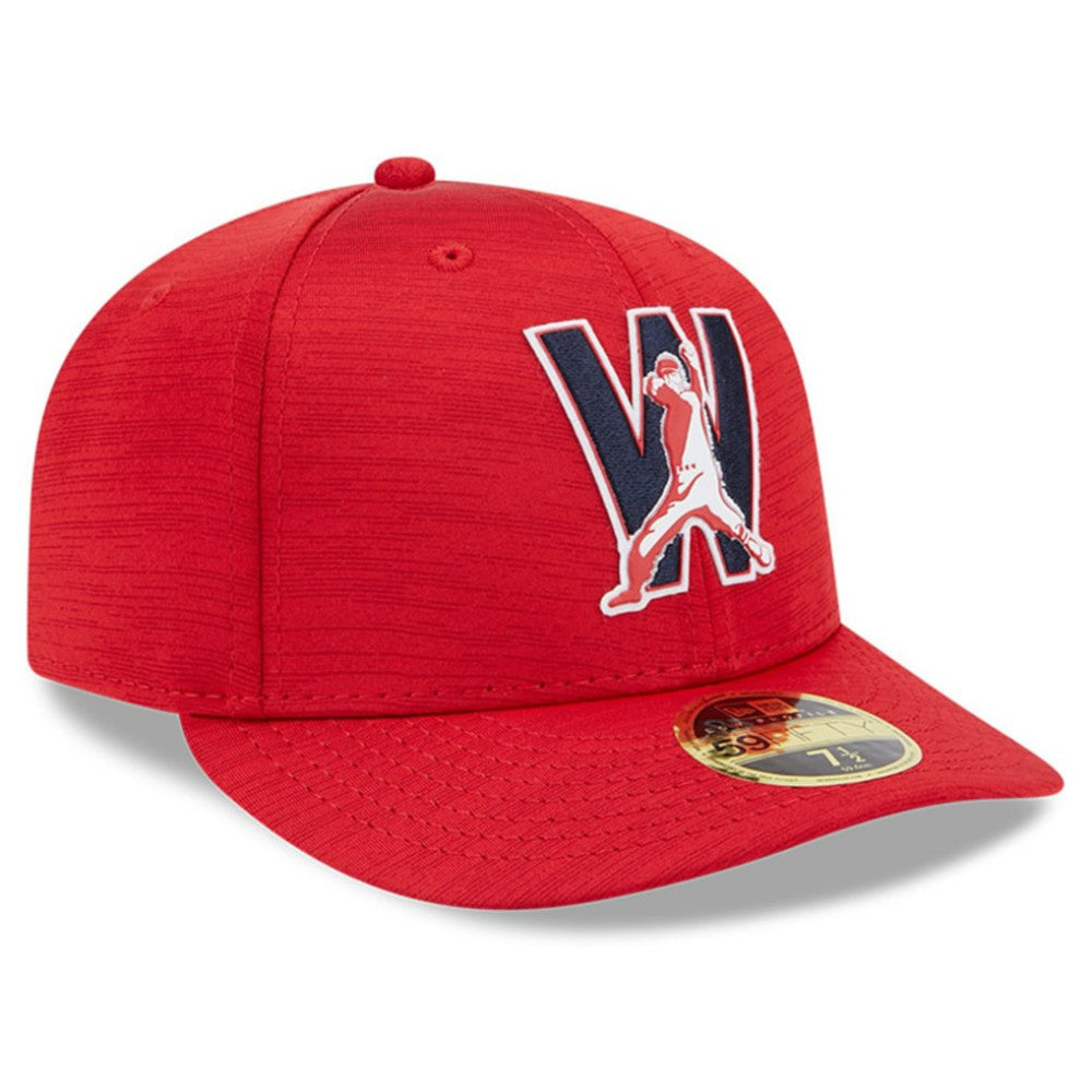 Washington Nationals New Era 2023 Clubhouse Low Profile 59FIFTY Fitted Hat - Red Hats