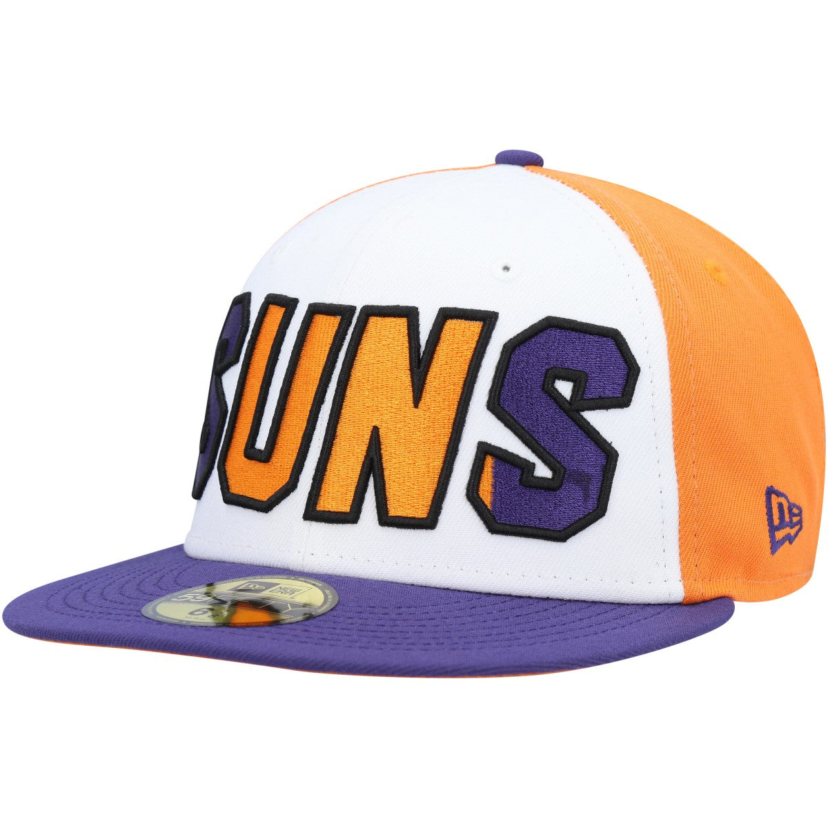 Phoenix Suns Back Half 9FIFTY Fitted Hat White/Purple - New Era