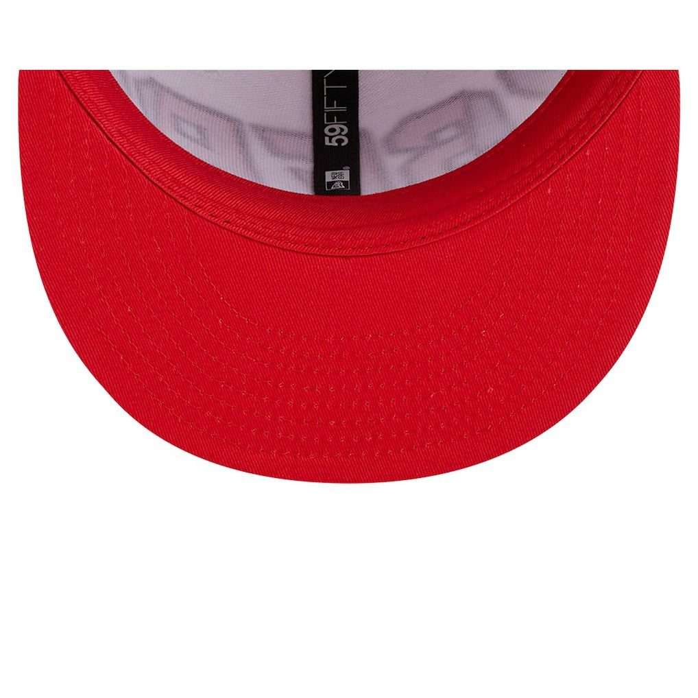Philadelphia 76ers Back Half 9FIFTY Fitted Hat White/Royal - New Era outlet