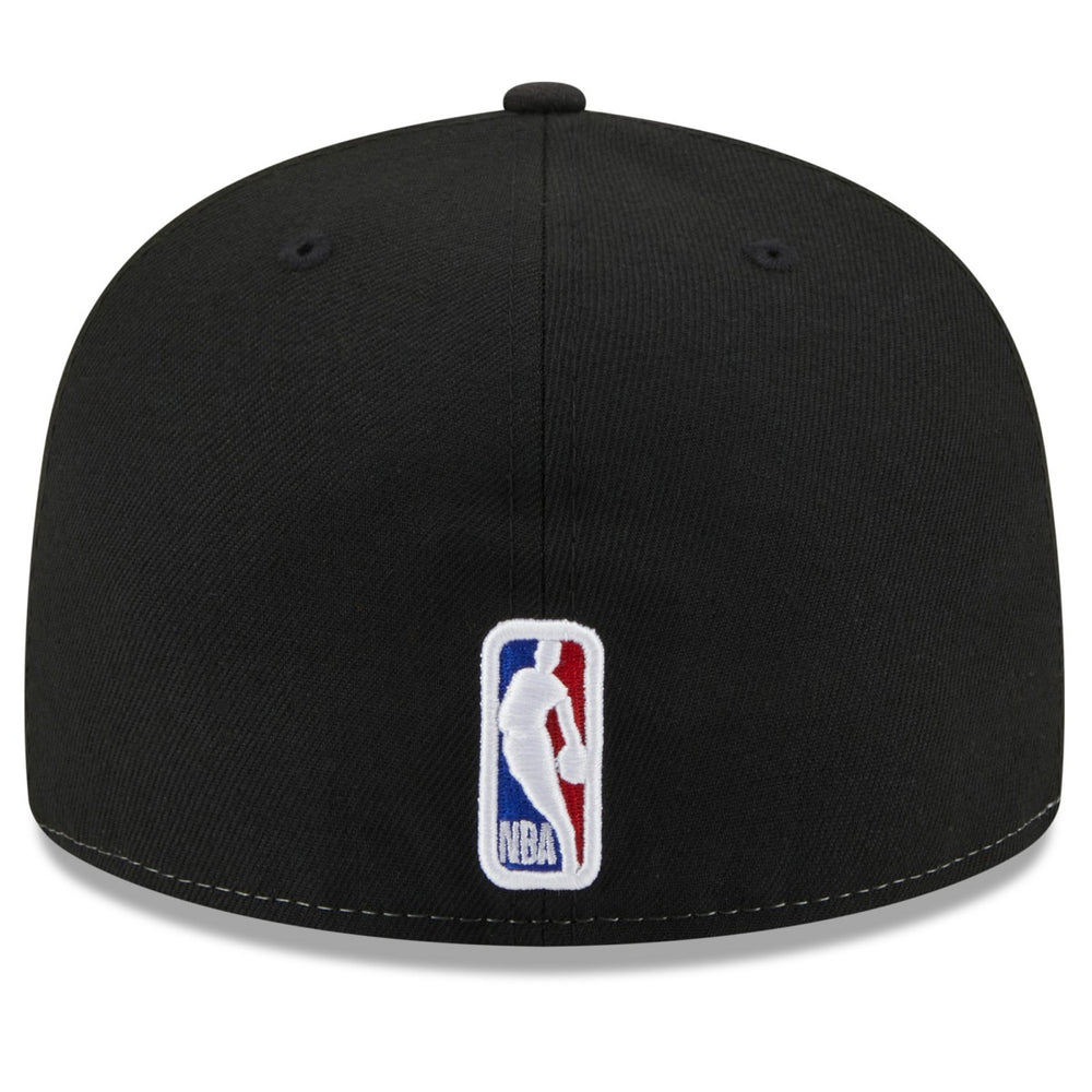 Utah Jazz Back Half 59FIFTY Fitted Hat White/Black - New Era