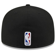 Utah Jazz Back Half 59FIFTY Fitted Hat White/Black - New Era