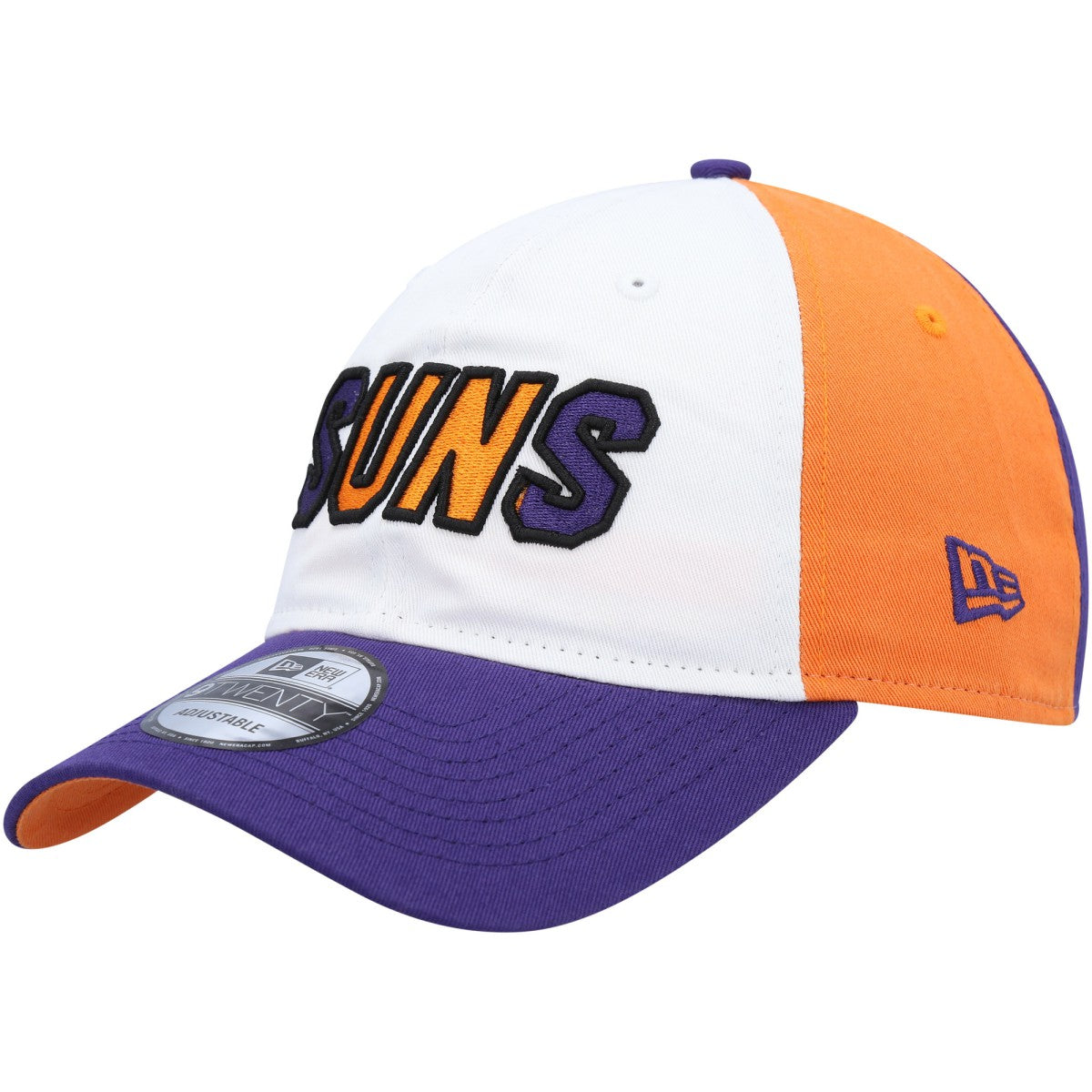 Phoenix Suns Back Half 9TWENTY Adjustable Hat White/Purple - New Era