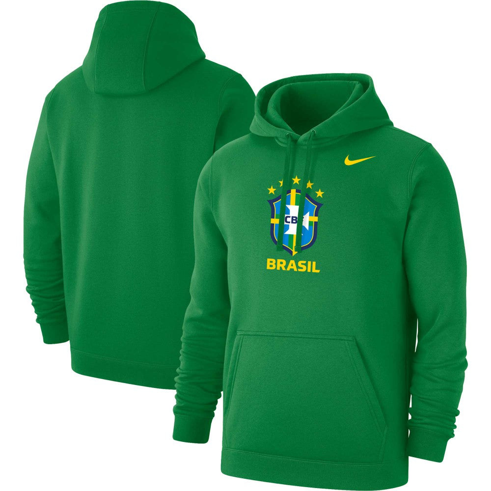 Brazil National Team Club Primary Pullover Hoodie Green - Nike sale