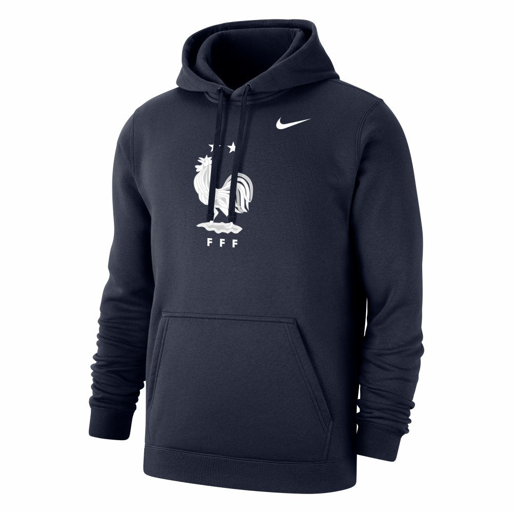 France National Team Club Primary Pullover Hoodie Navy - Nike on sale