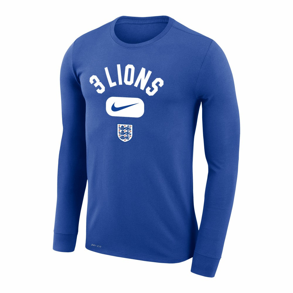 England National Team Lockup Legend Performance Long Sleeve T-Shirt Royal - Nike online