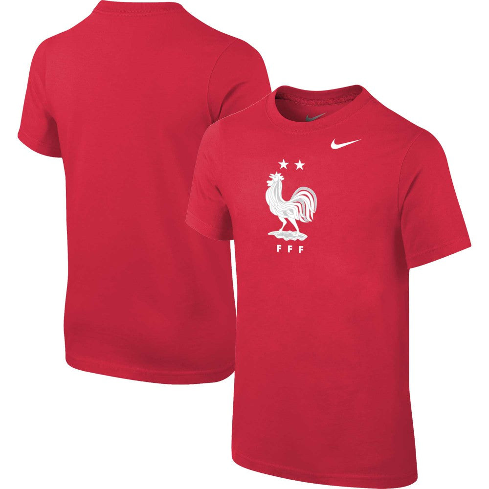 France National Team Youth Core Team T-Shirt Red - Nike discount