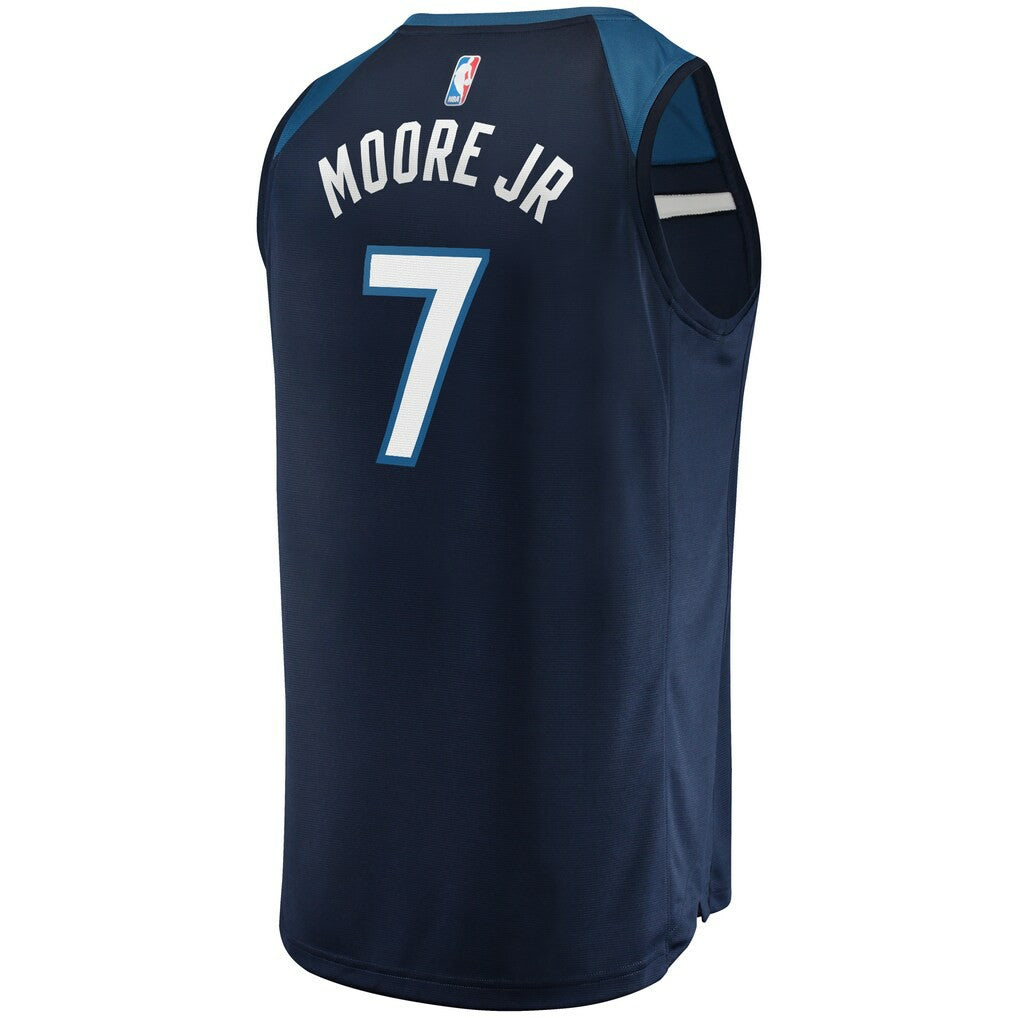 Wendell Moore Jr. Minnesota Timberwolves 2022 NBA Draft First Round Pick Fast Break Replica Player Jersey Icon Edition Navy - Fanatics