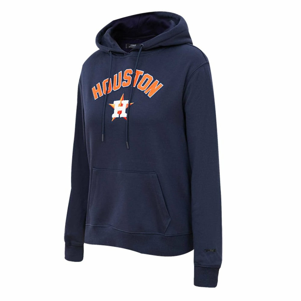 Houston Astros Pro Standard Women's Classic Fleece Pullover Hoodie - Navy Hoodies