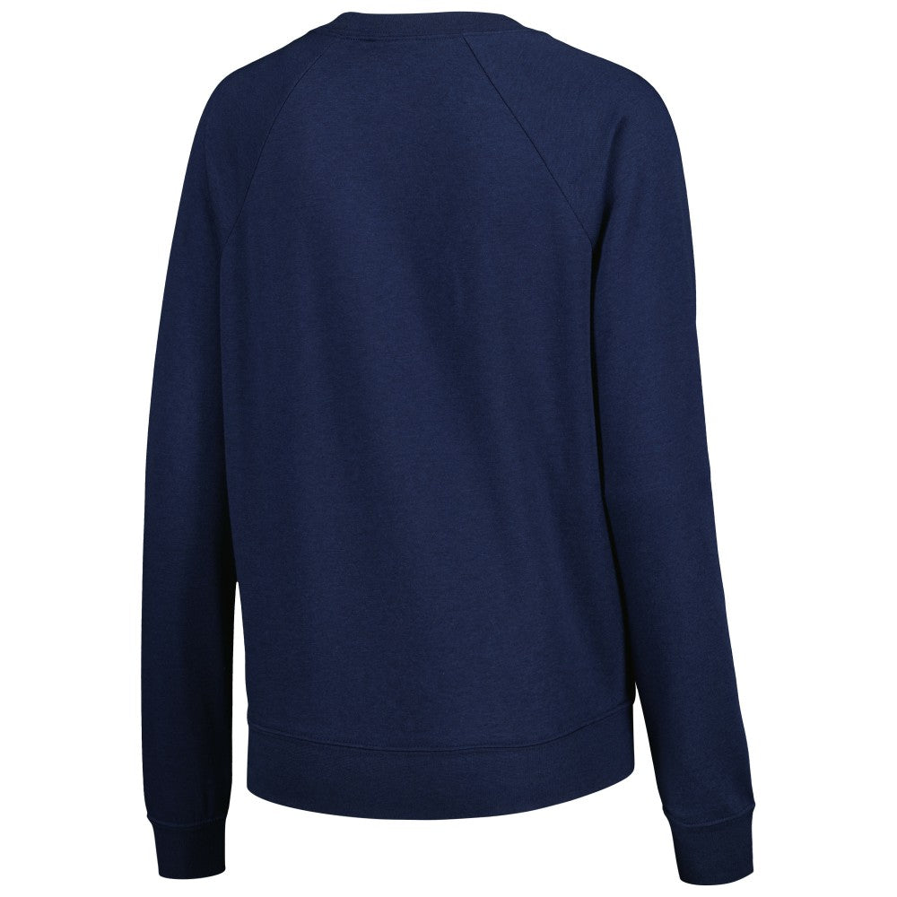 Club America Women's Lockup Varsity Tri-Blend Raglan Pullover Sweatshirt Navy - Nike on sale