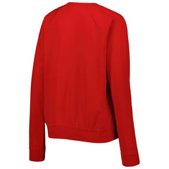 England National Team Women's Lockup Varsity Tri-Blend Raglan Pullover Sweatshirt Red - Nike for sale
