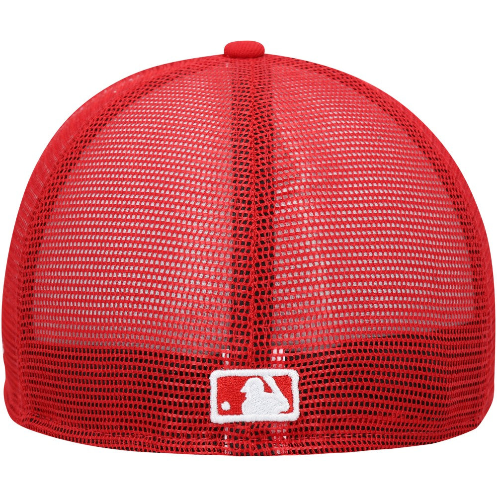 Los Angeles Angels New Era 2023 On-Field Batting Practice 59FIFTY Fitted Hat - White/Red Hats