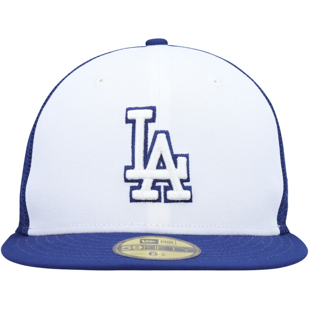 Los Angeles Dodgers New Era 2023 On-Field Batting Practice 59FIFTY Fitted Hat - White/Royal Hats